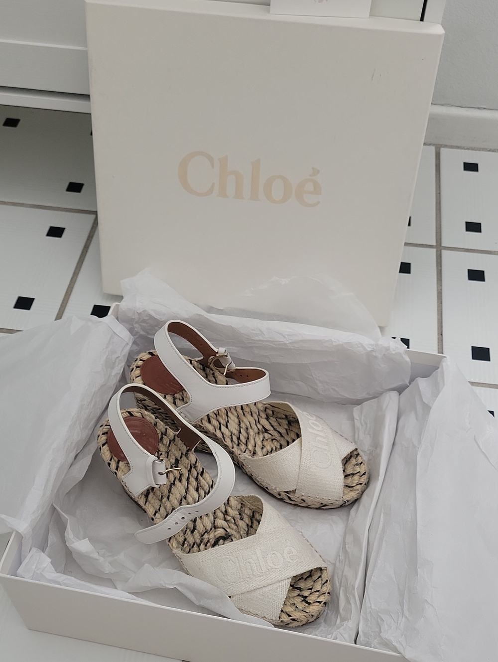 Chloé Espadrille Sandals